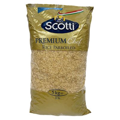 Rýže parboiled dlouhozrnná premium italská 1x5kg Scotti